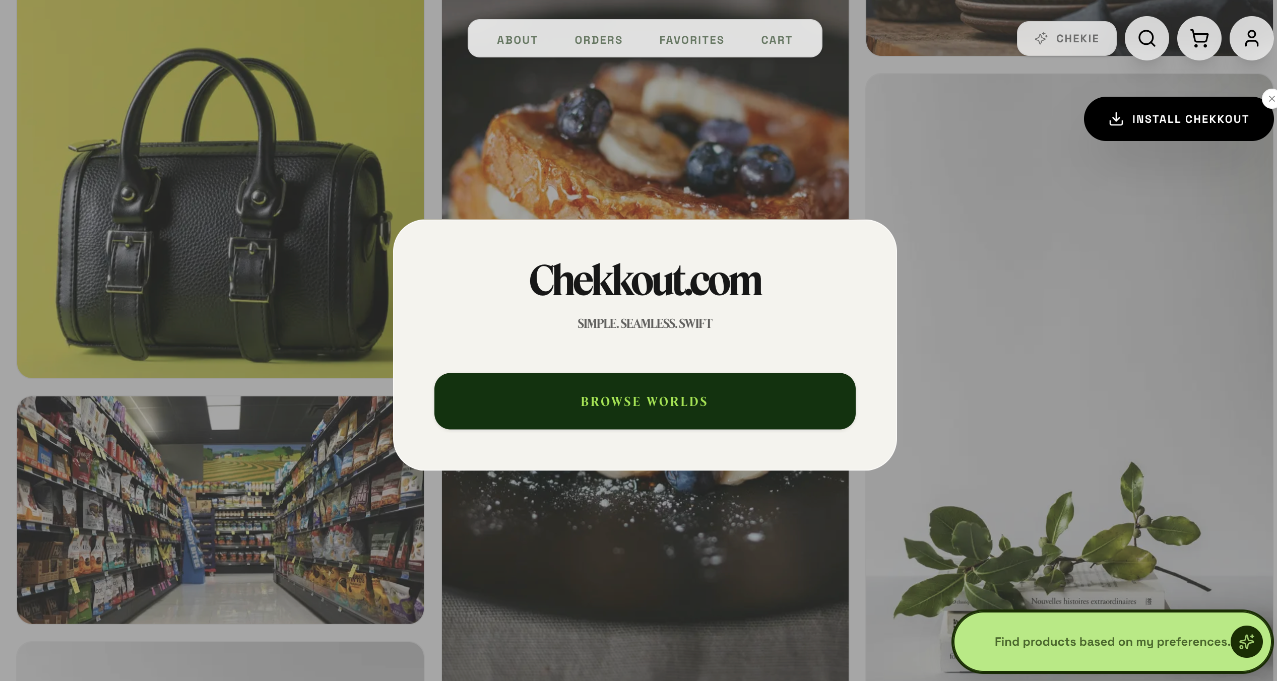 Chekkout website project