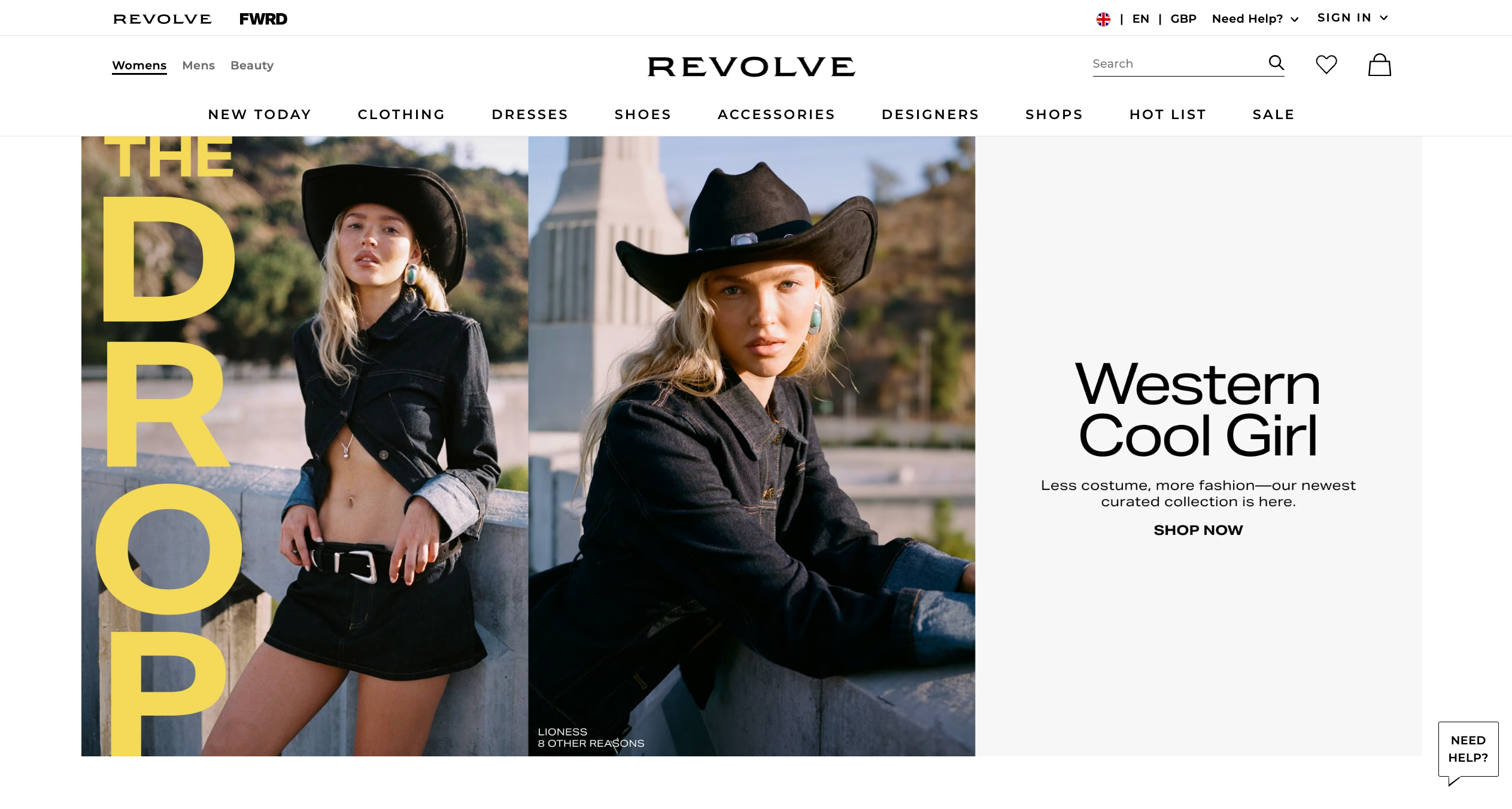 Revolve website project